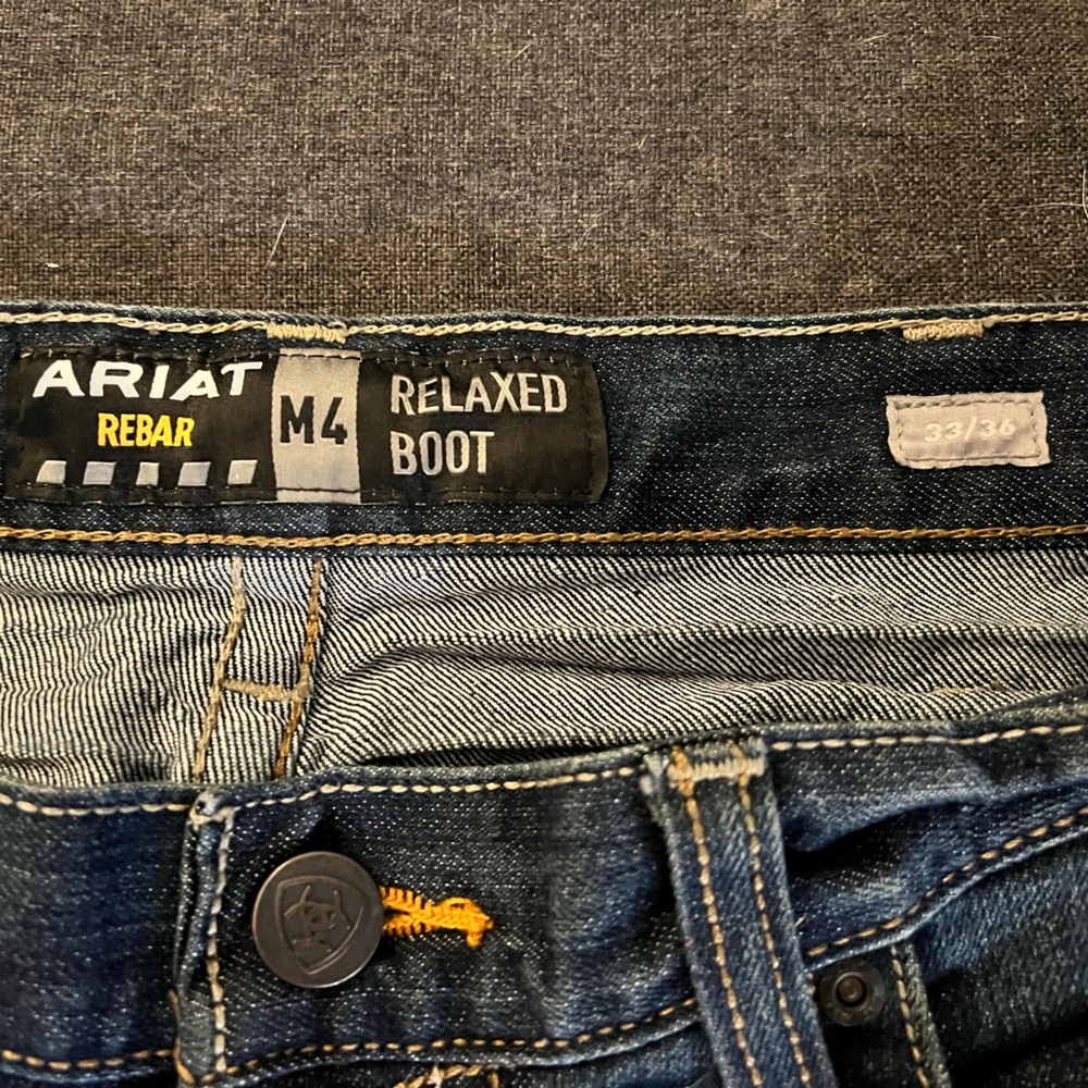 NEW- Ariat rebar m4 relaxed boot pants 33/36
